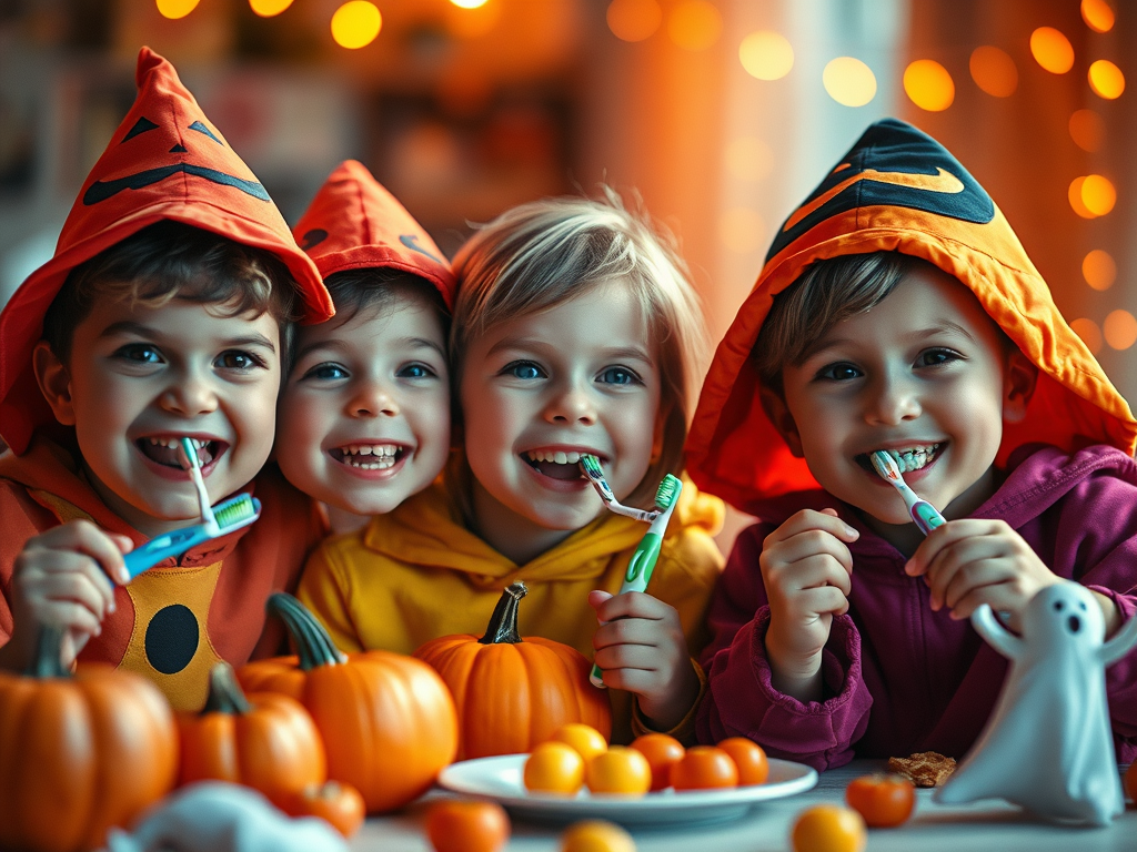 Hallowen Cuidado De Dientes En Ninos